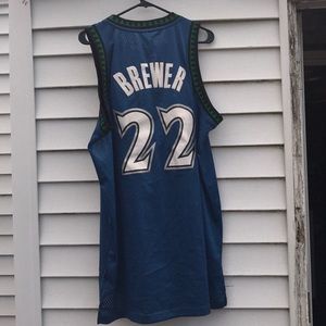 NBA Minnesota Timberwolves authentic Brewer jersey